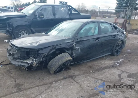 2022 Honda Civic Sport из США, поврежденный, VIN 2HGFE2F5XNH569503